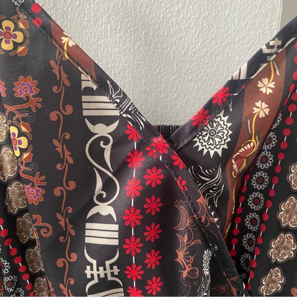 Spaghetti Strap Boho Short Dress - Picture 6 of 10